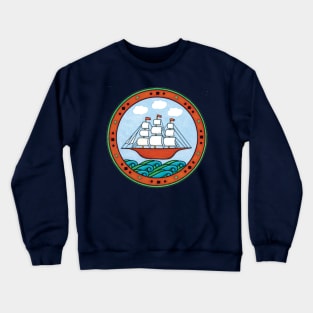 Sailing Ship Crewneck Sweatshirt